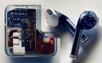 Apple created a pair of transparent AirPods.